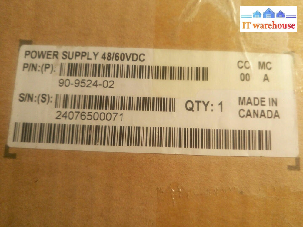 NEW~  TECTROL POWER SUPPLY TC44D-1404  90-9524-02 -48/-60VDC