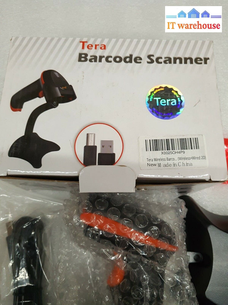 - NEW Tera D5100  Barcode Scanner 2-in-1 2.4GHz wireless & USB 2.0 Wired 2D 