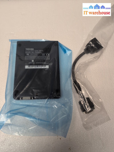 NEW Toshiba PA2669U Gray 3.5" 1.44MB IDC External Floppy Disk Drive w/ Cable -