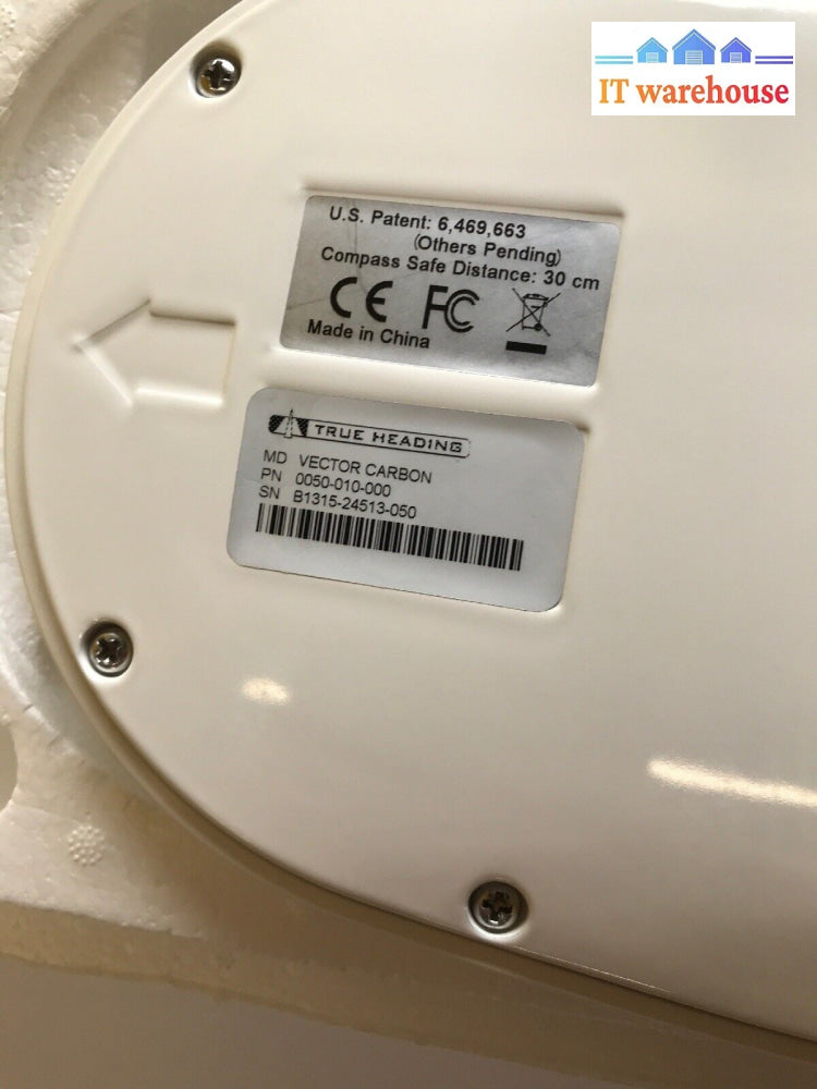 New ~ Vector Carbon Gps Satellite Compass Pn Number 0050-010-000