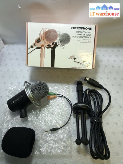 - NEW YANMAI  Y20 3.5mm Stereo Studio Noise Reduction Desktop Microphone for PC 