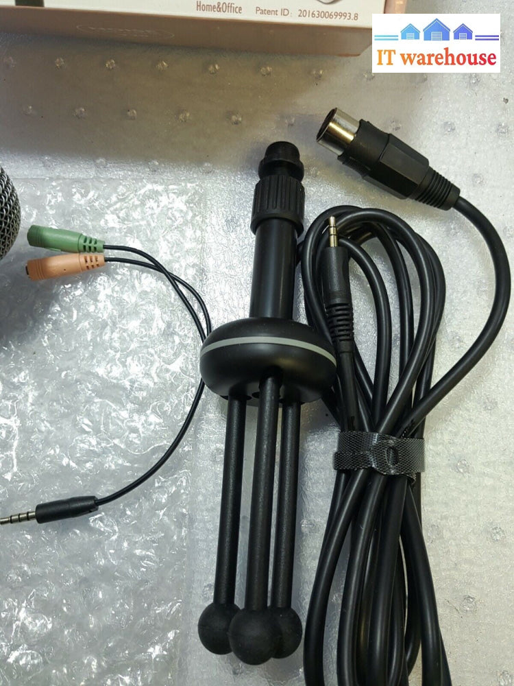 - NEW YANMAI  Y20 3.5mm Stereo Studio Noise Reduction Desktop Microphone for PC 
