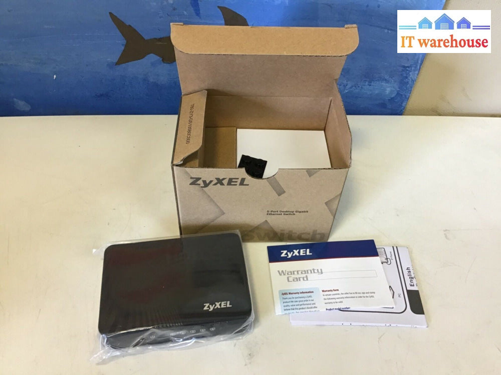 NEW ZyXEL GS105I 5-Port Desktop Gigabit Ethernet Media Switch 5 Port