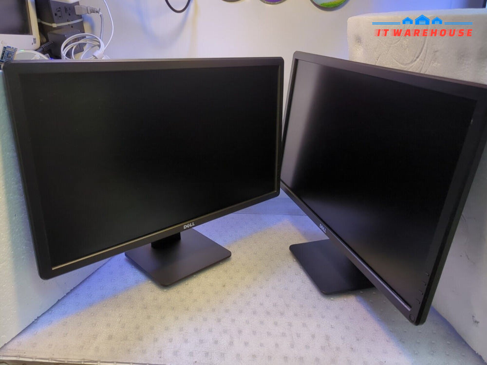 - (NICE) 2x Dell E2414Ht 24" Widescreen Full HD LCD Flat Monitor With Stand