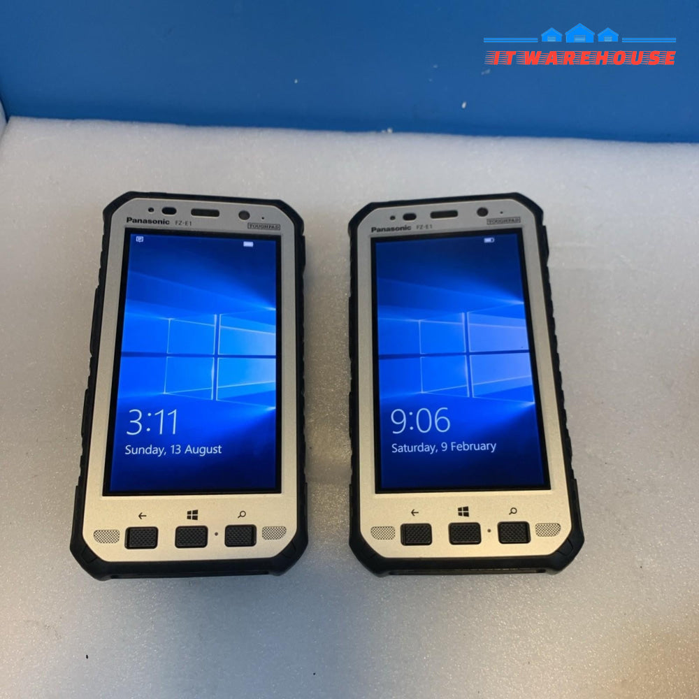 Nice ~ 2x Panasonic Toughpad Rugged 5HD FZ-E1 SIM Mobile Phone Barcode Readers