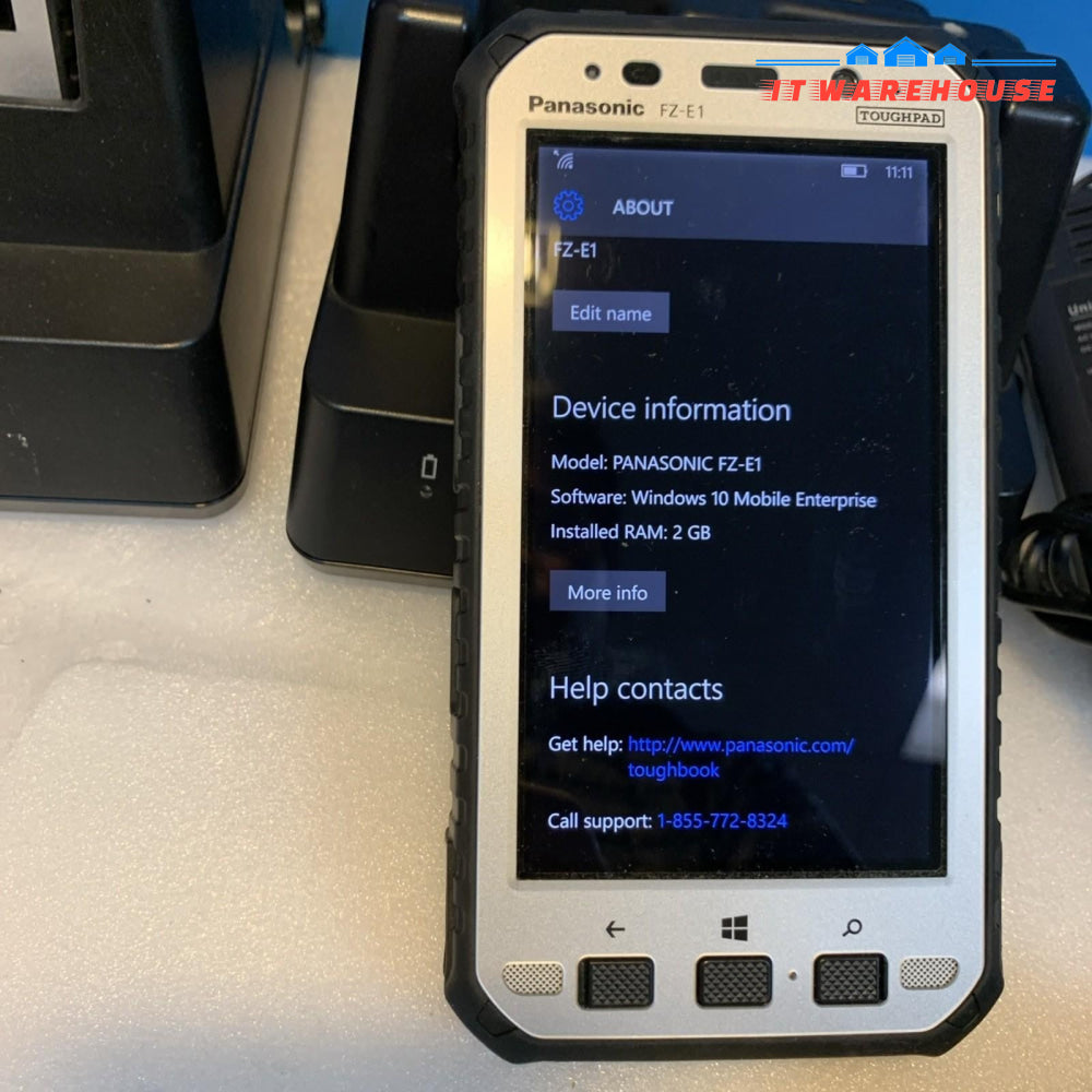 Nice ~ 2x Panasonic Toughpad Rugged 5HD FZ-E1 SIM Mobile Phone Barcode Readers