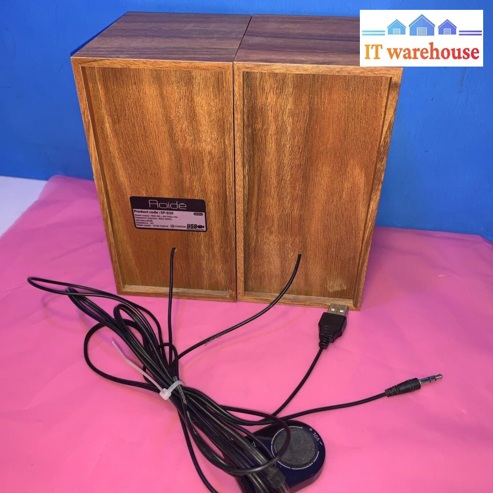 Nice ~ A pair of ELEPHANT AOIDE COMPUTER USB-POWERED SPEAKER (SP-020)