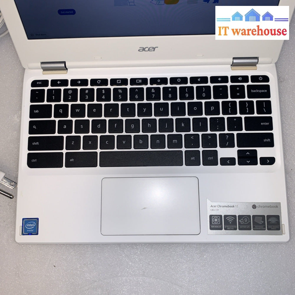 Nice ~Acer Chromebook CB3-131 N15Q10 11.6” Intel 16GB SSD 2GB  ( good battery)