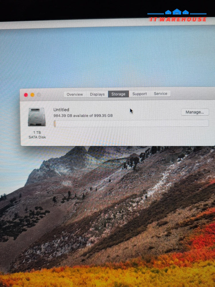 (NICE) Apple A1418 iMac 21.5" 2015 i5-2.8 GHz/ 8GB RAM/1TB HDD /macOS 10. 13 -
