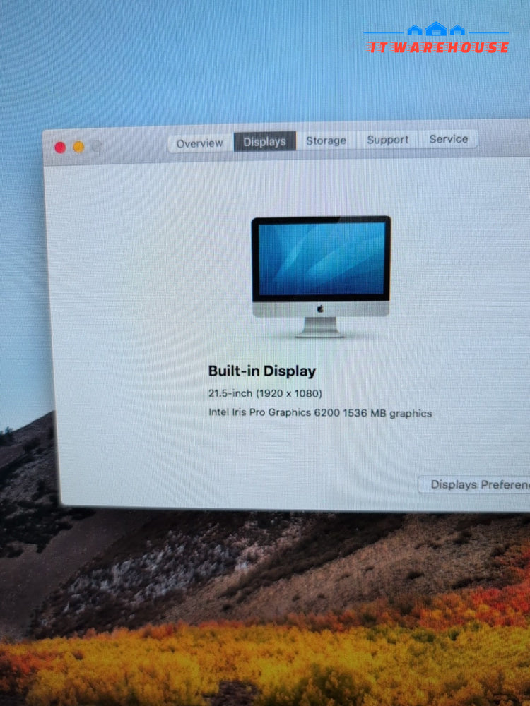(NICE) Apple A1418 iMac 21.5" 2015 i5-2.8 GHz/ 8GB RAM/1TB HDD /macOS 10. 13 -