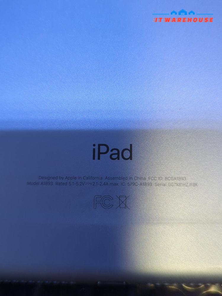 (Nice) Apple Ipad 6Th Generation A1893 Sliver 9.7’ 32Gb Wi-Fi Good Working -