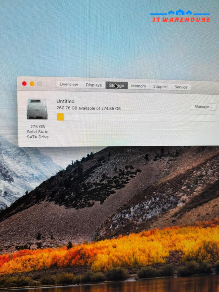 (NICE) Apple Mac Mini A1347 2012 - Core i5- 2.5GHZ/ 8GB /275GB SSD/10.13 -