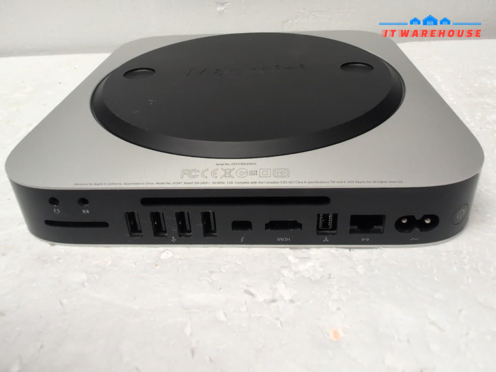 (NICE) Apple Mac Mini A1347 2012 - Core i5- 2.5GHZ/ 8GB /275GB SSD/10.13 -