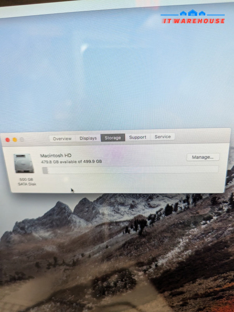 NICE Apple MAC Mini A1347 (2014) i5 - 1.4GHz CPU/4GB /RAM/500GB HDD/OS 10.13