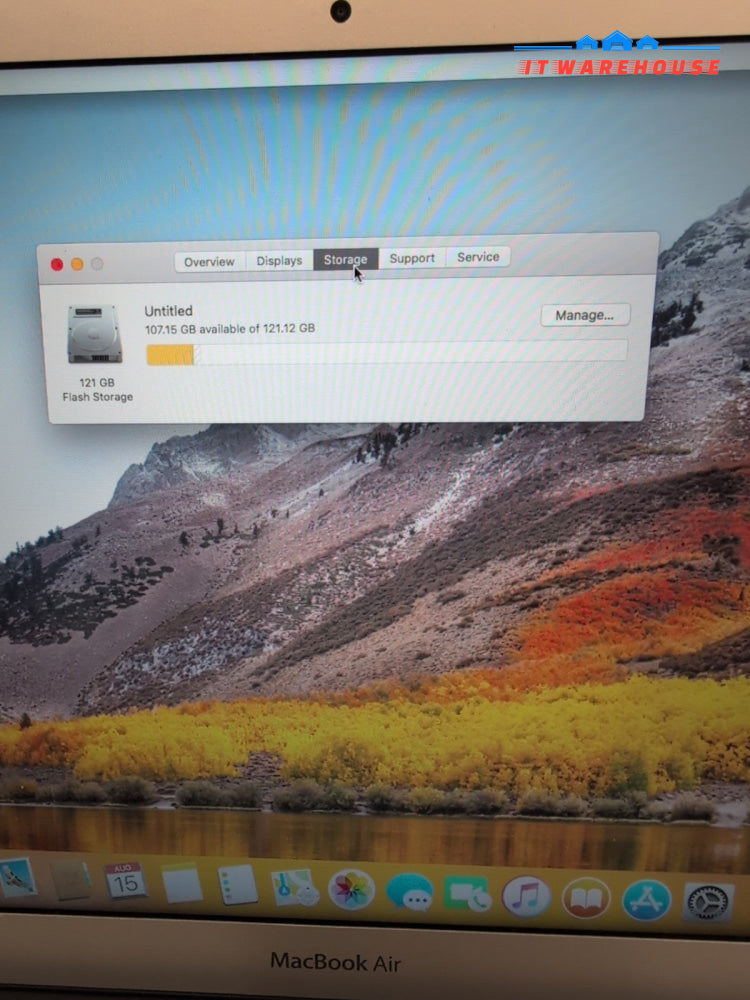 (Nice) Apple MacBook Air 13" 2011 A1369 Intel i5- 1.7GHz /4GB /128GB HDD/10.13 -