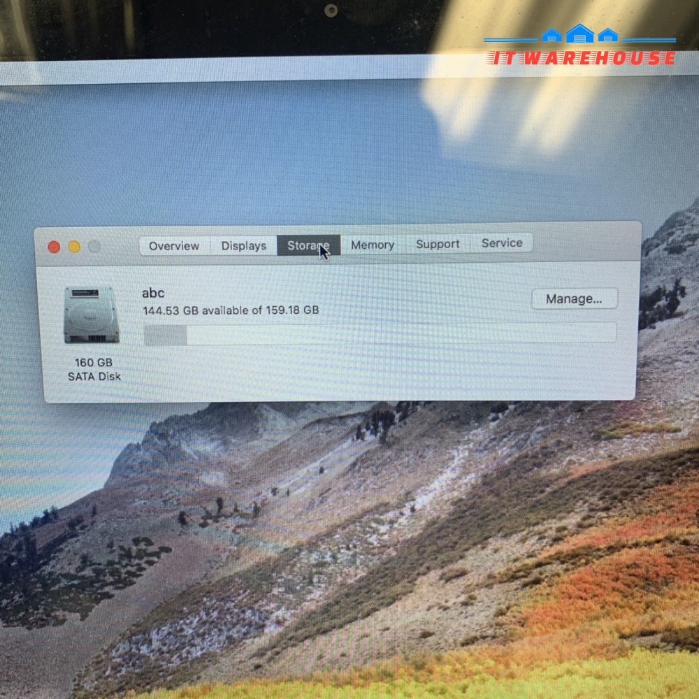 Nice ~ Apple MacBook Pro (15’’ Early 2011) A1286 i7-2GHZ 8GB 160GB OS X 10.13