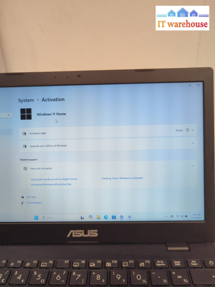 (NICE) Asus L210M 12" Laptop  Celeron N4020 /4GB RAM /64GB SSD /WIN 11 -