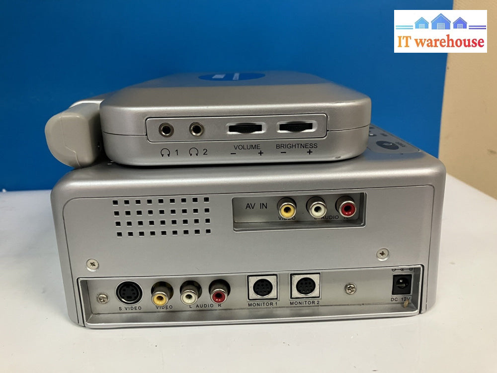 ~ (Nice) Audiovox VBP4000 Portable 5.6" LCD Color Monitor & DVD Player *Tested*