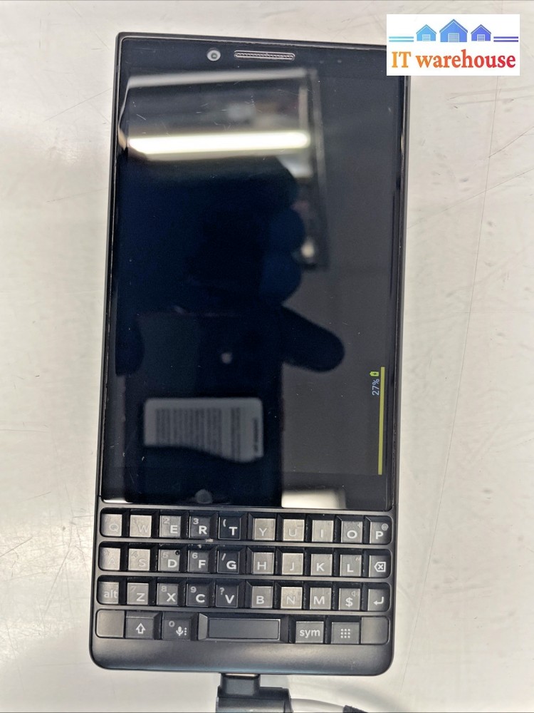 Nice BlackBerry KEY2  Smartphone 64G Black  bbf100-2 (Unlocked)  Tested  +