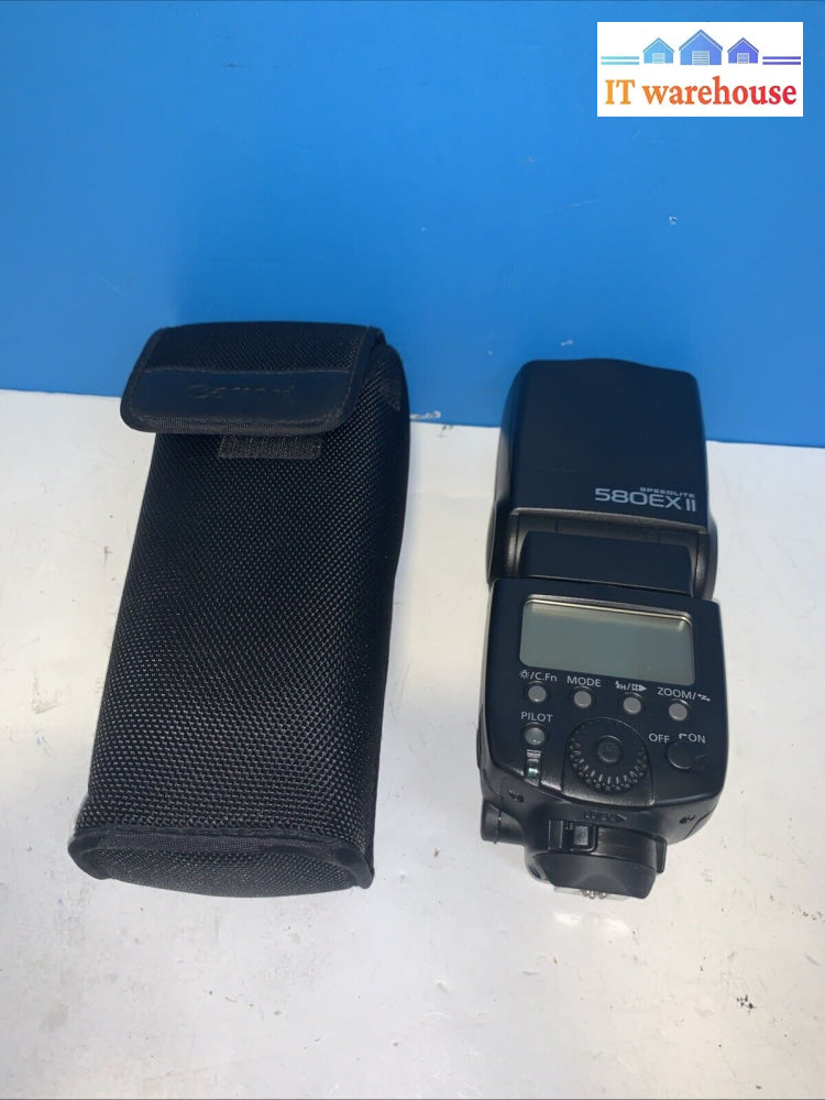 Nice Canon Speedlite 580EX II Shoe Mount Flash from JAPAN