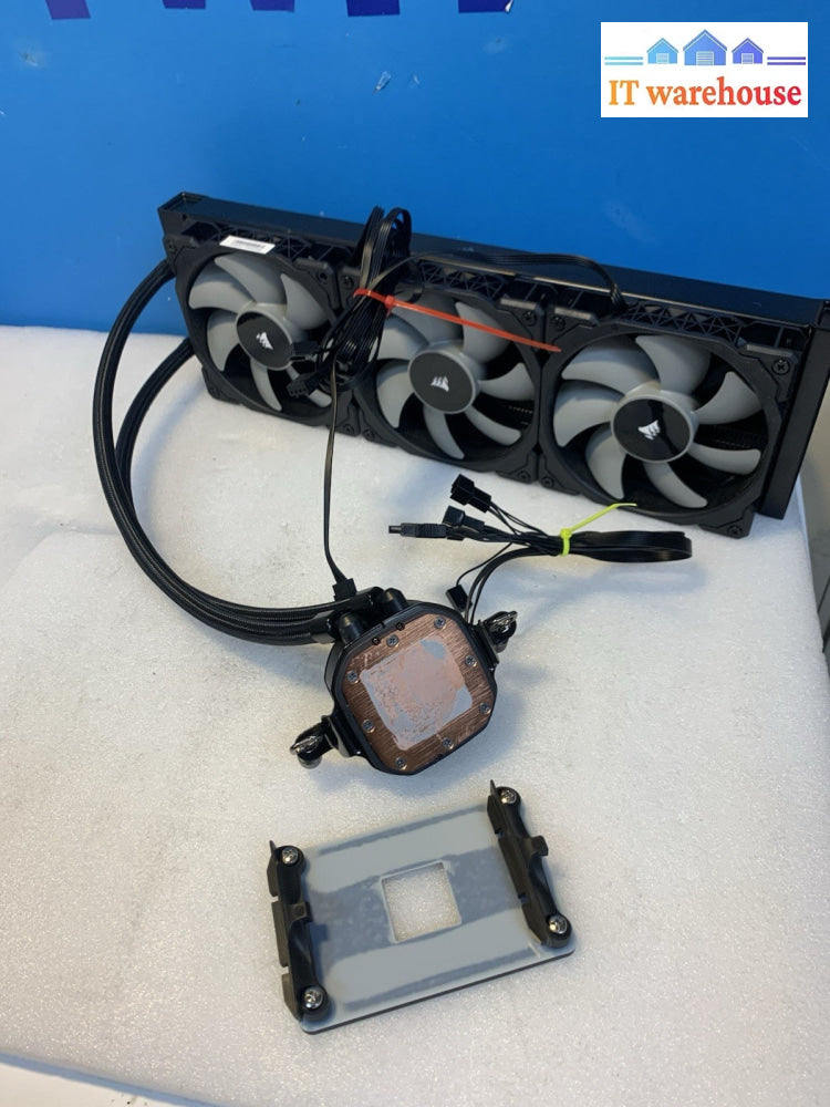 Nice ~ CORSAIR iCUE Link H150i LCD Liquid CPU Cooler - 360mm AIO QX120 RGB Fans