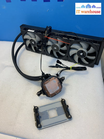 Nice ~ CORSAIR iCUE Link H150i LCD Liquid CPU Cooler - 360mm AIO QX120 RGB Fans