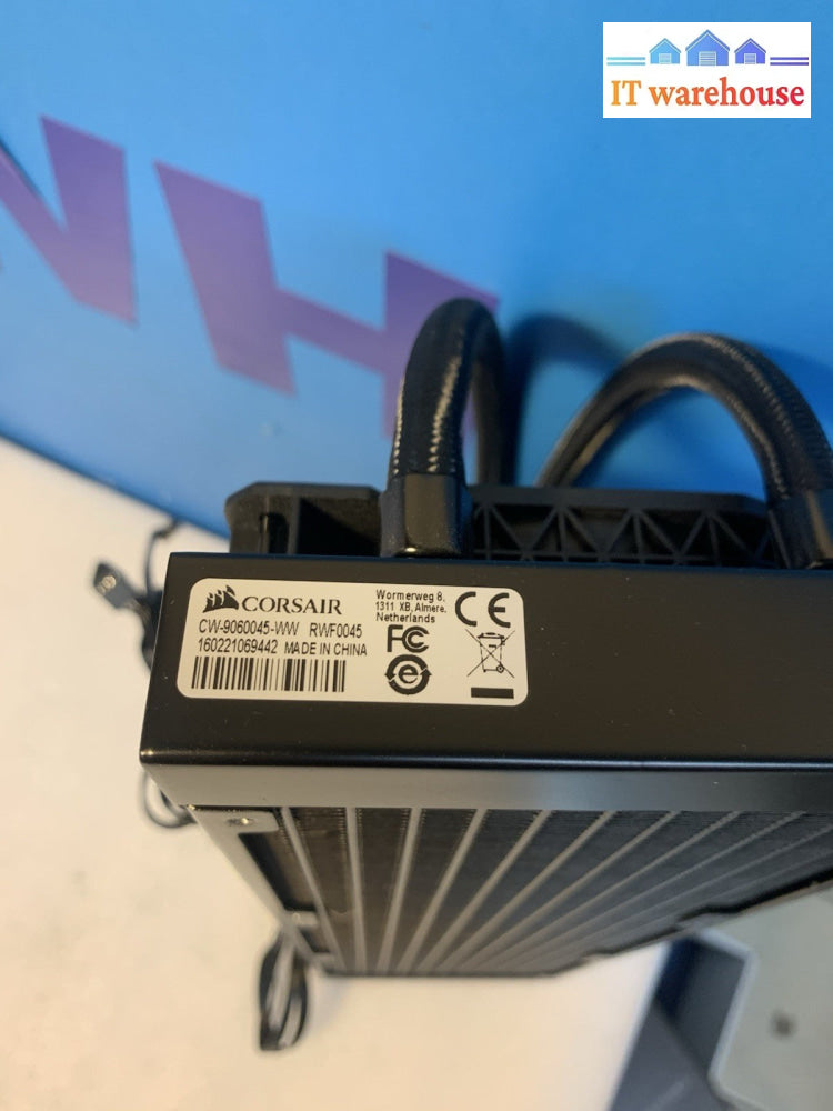 Nice ~ CORSAIR iCUE Link H150i LCD Liquid CPU Cooler - 360mm AIO QX120 RGB Fans