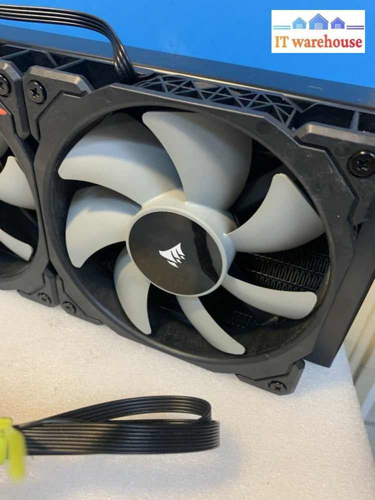 Nice ~ CORSAIR iCUE Link H150i LCD Liquid CPU Cooler - 360mm AIO QX120 RGB Fans