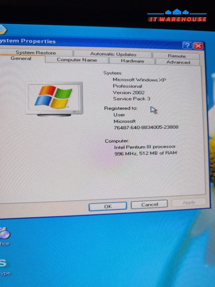 (NICE) Dell Optiplex GX150 SSF PC Pentium III 1.0 GHz/512MB RAM/20GB HDD/WinXP -