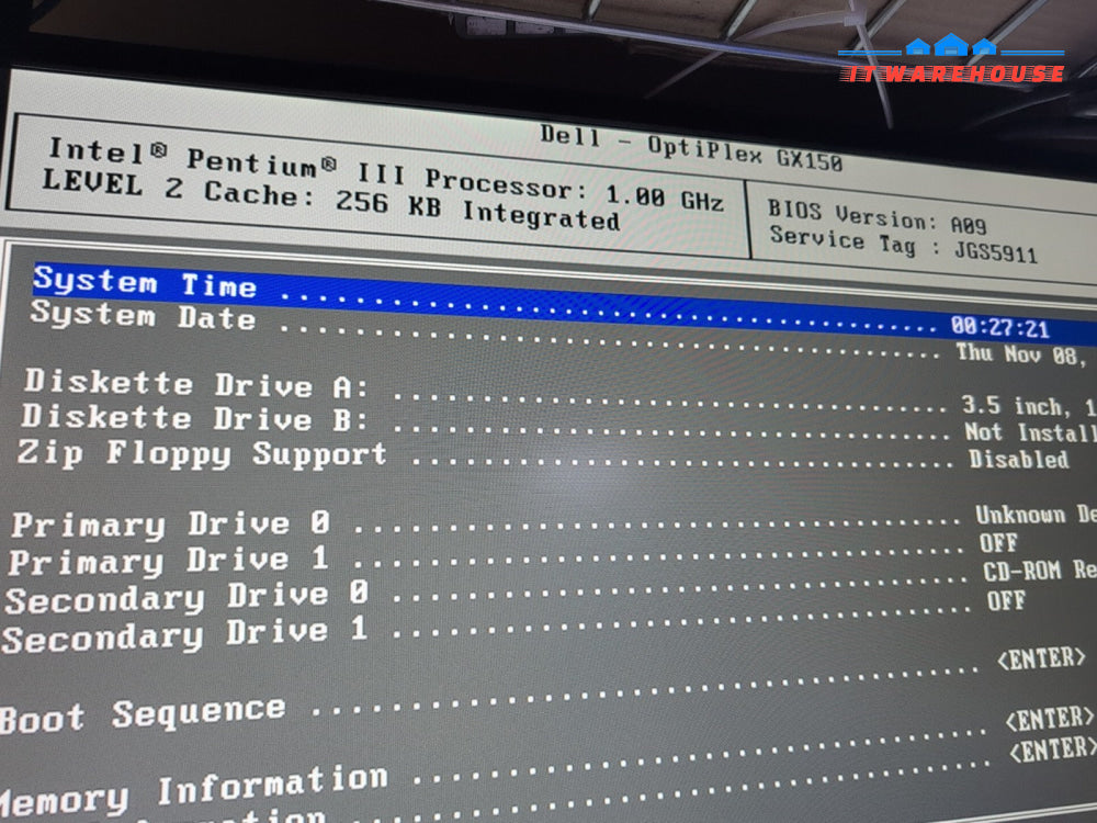 (NICE) Dell Optiplex GX150 SSF PC Pentium III 1.0 GHz/512MB RAM/20GB HDD/WinXP -