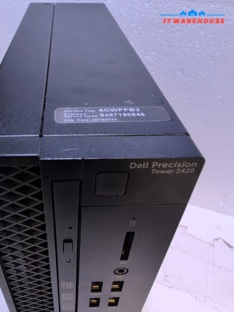 (NICE) Dell Precision 3420 SFF PC i7-6700 3.4ghz/8GB /500GB SSD /Win 11 Pro -