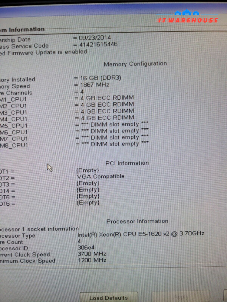 (NICE) DELL PRECISION T3610 MT  W/Xeon E5-1620 v2/16GB RAM/2TB HD/K4000/ Win10-