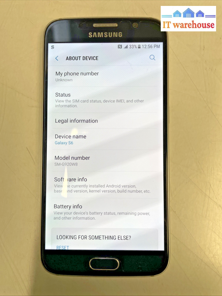 Nice GALAXY S6 SM-G920W8 32GB  Unlocked TESTED  +