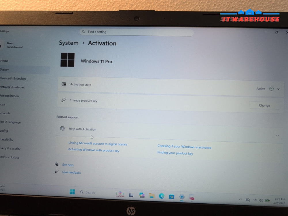 (NICE) HP 255 G6 15.6" Laptop  AMD A9-9220 Radeon/8GB RAM/256GB SSD /win11 -