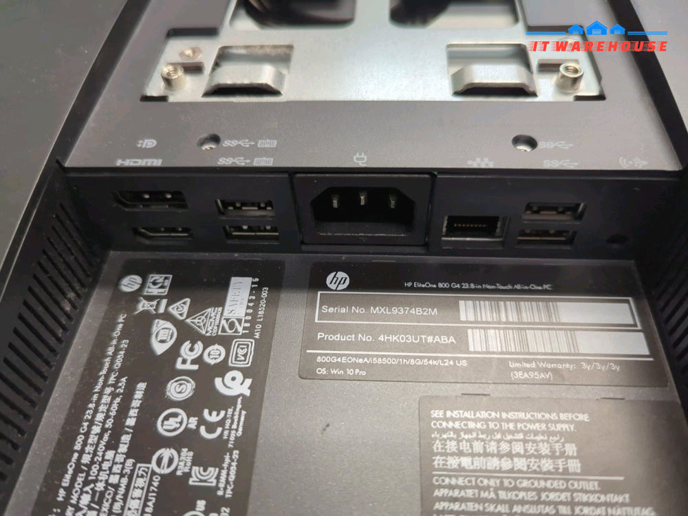 NICE HP EliteOne 800 G4 23.8" Non-Touch AlO PC  i5-8500 /8GB/ 240GB SSD/Win11 -