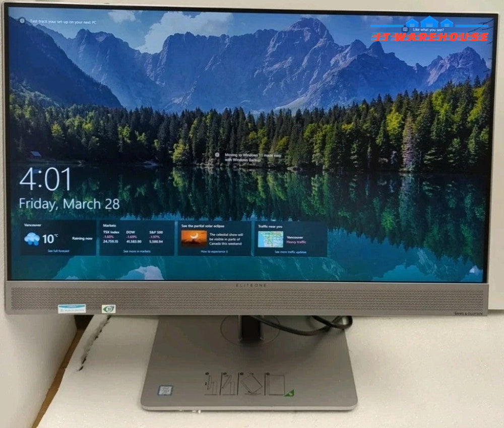 NICE HP EliteOne 800 G4 23.8" Non-Touch AlO PC  i5-8500 /8GB/ 240GB SSD/Win11 -