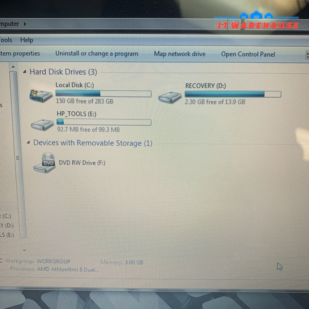Nice ~ HP G61 15.6’’ Laptop AMD Athlon II 2-Core M300 3GB 320GB Windows 7 Home
