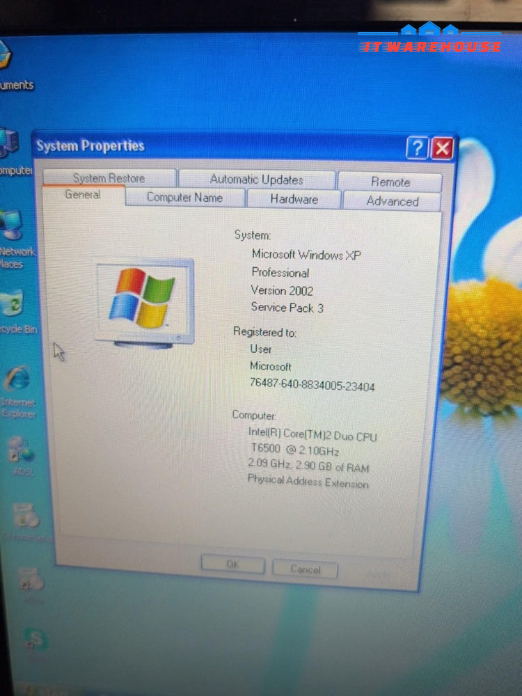 (NICE) HP Pavilion DV3 13" Laptop Core 2 Duo T6500 /3GB RAM/128GB SSD/Win XP -