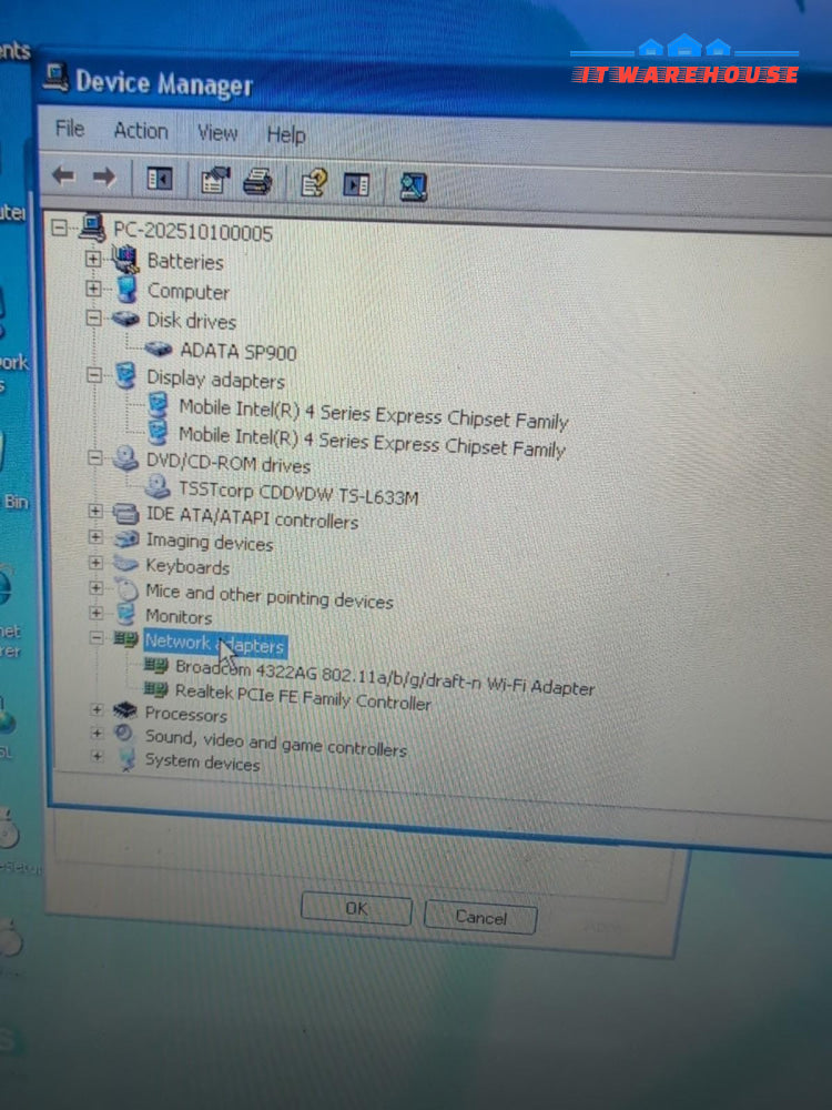 (NICE) HP Pavilion DV3 13" Laptop Core 2 Duo T6500 /3GB RAM/128GB SSD/Win XP -