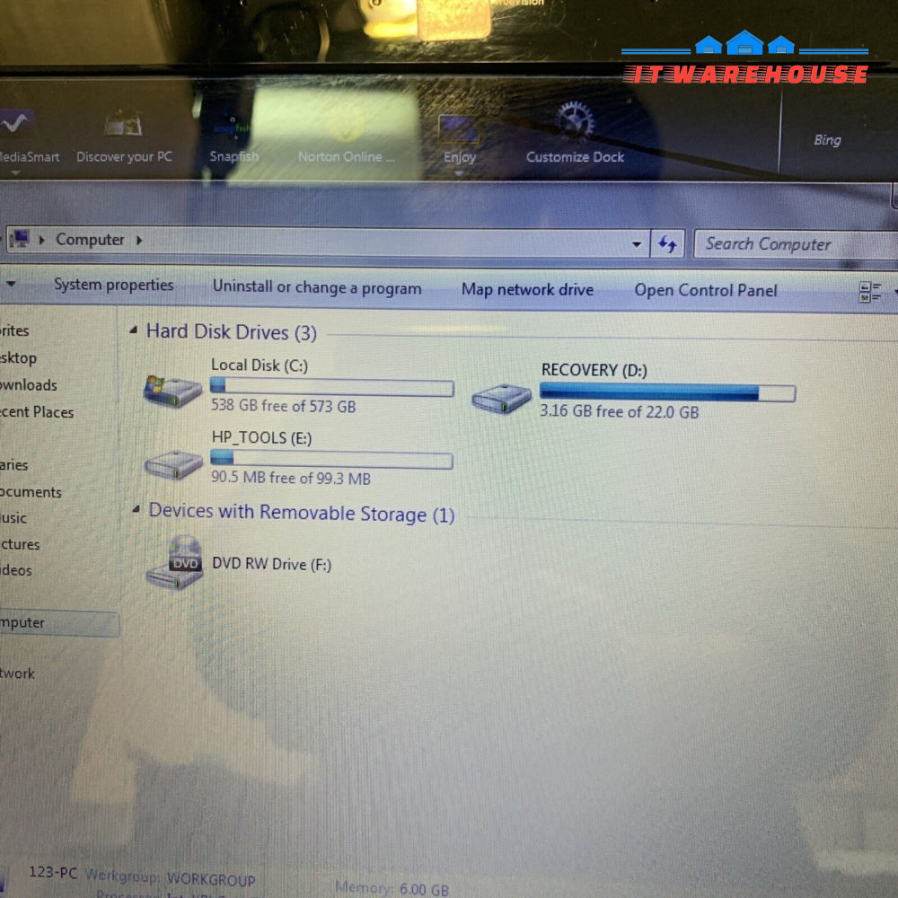 Nice~ HP Pavilion dv6 i7-920 6GB 750GB Windows 7 Home (Original)