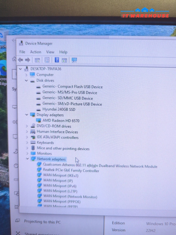 (Nice) HP Pavilion HPE h8 Desktop i7-2600S @2.80Ghz/8GB RAM/ 240GB SSD/Win10 -