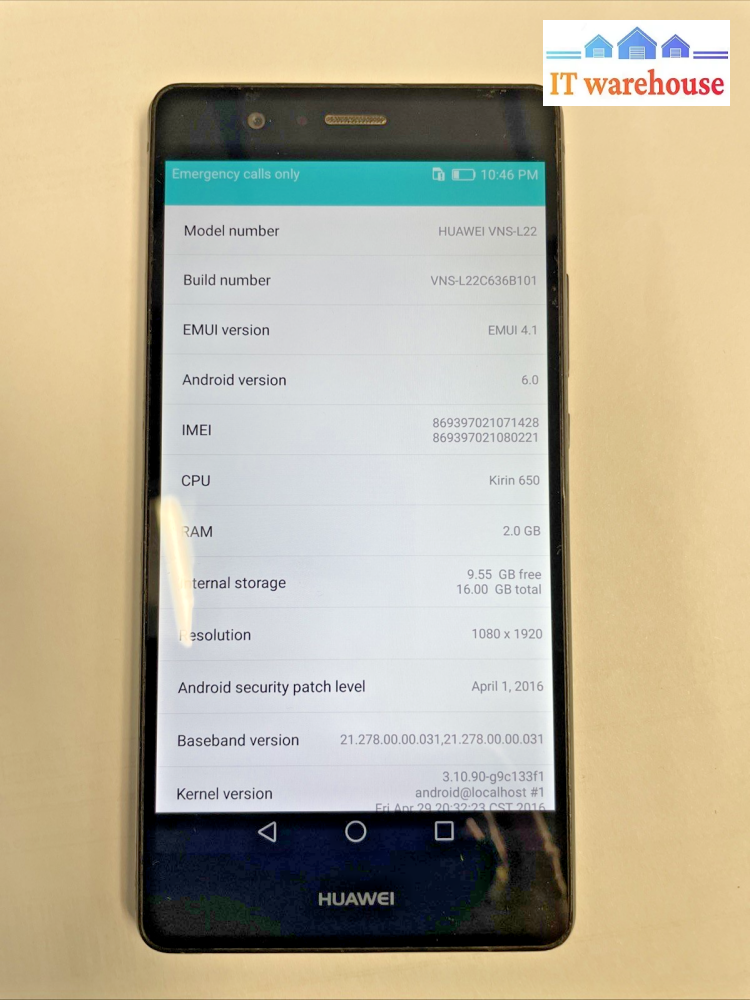 Nice Huawei P9 Lite VNS-L22  unlocked Smartphone  TESTED  +