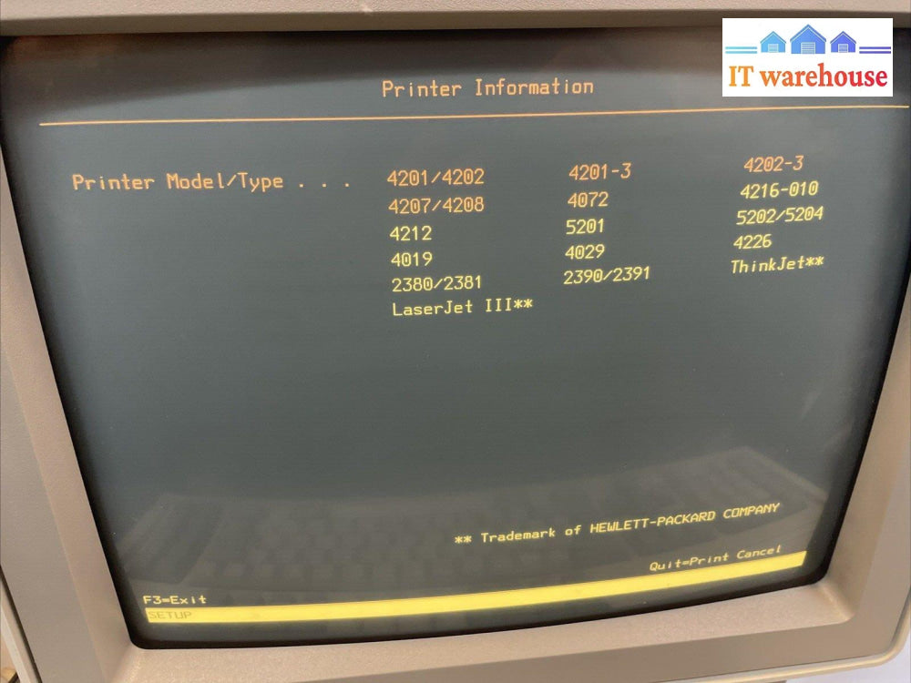 Nice ~ Ibm 3487 Infowindow Ii Display Station 1993 With P/N 1395660 Keyboard