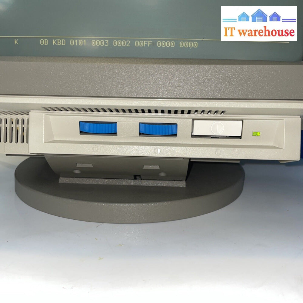 Nice ~ Ibm 3487 Infowindow Ii Display Station 1993 With P/N 1395660 Keyboard