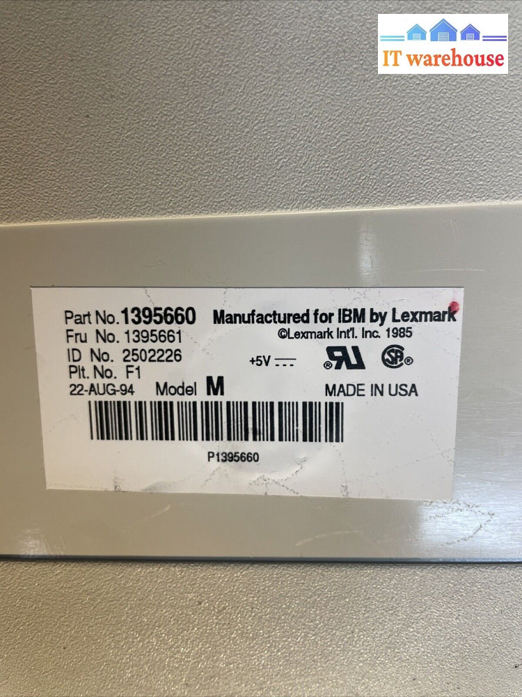 Nice ~ Ibm 3487 Infowindow Ii Display Station 1993 With P/N 1395660 Keyboard
