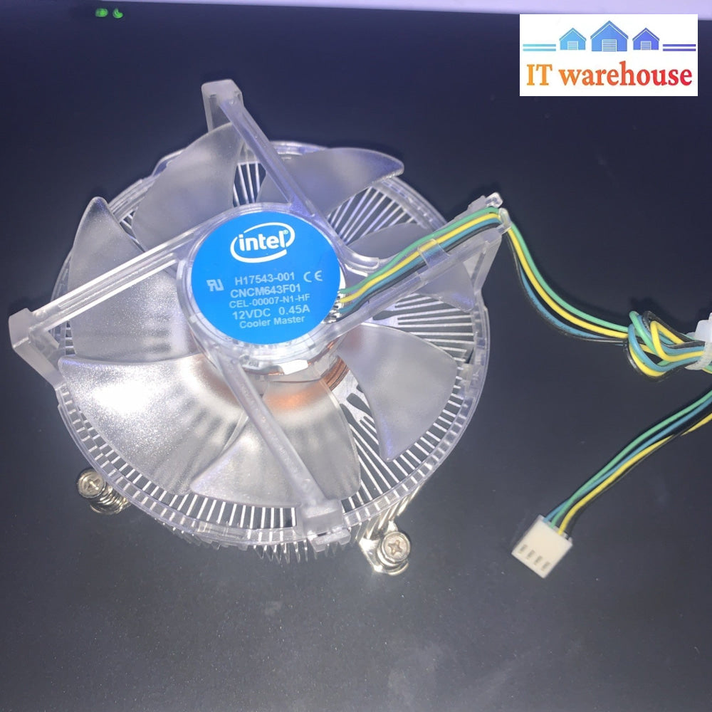 Nice ~Intel Thermal Solution LGA 2011 Cooler Heatsink Fan H17543-001 Copper Core