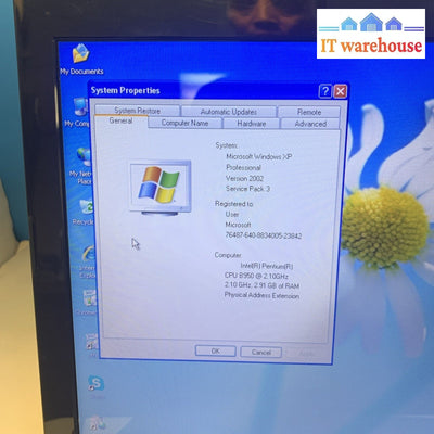 Nice ~ Lenovo B570 Intel B950 2.1GHZ 3GB Ram 500GB HD Windows XP pro SP3 Laptop