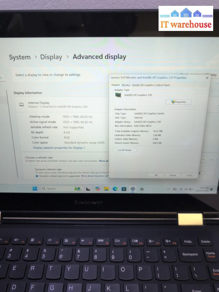 (NICE)Lenovo IdeaPad Flex 3-1480 14" Touch Laptop i5-6200U/8GB /240GB SSD/Win11-