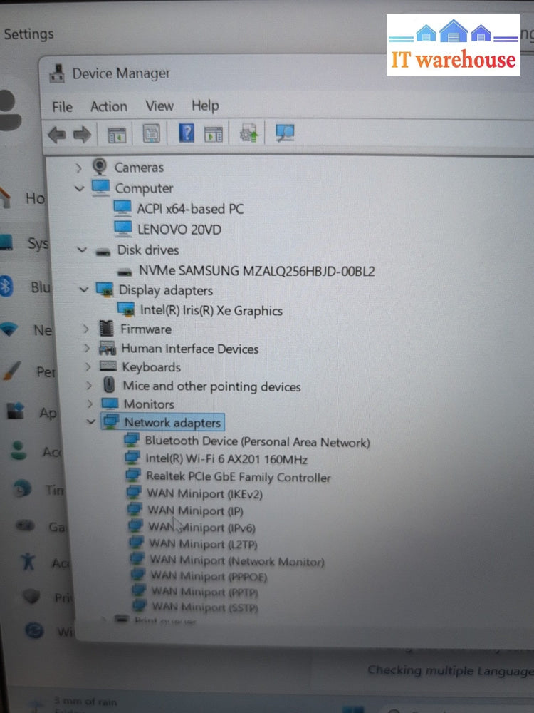 (NICE) Lenovo ThinkBook 14 G2  ITL 14" Laptop i5-1135G7 /8GB/256GB NVMe/ Win11 -