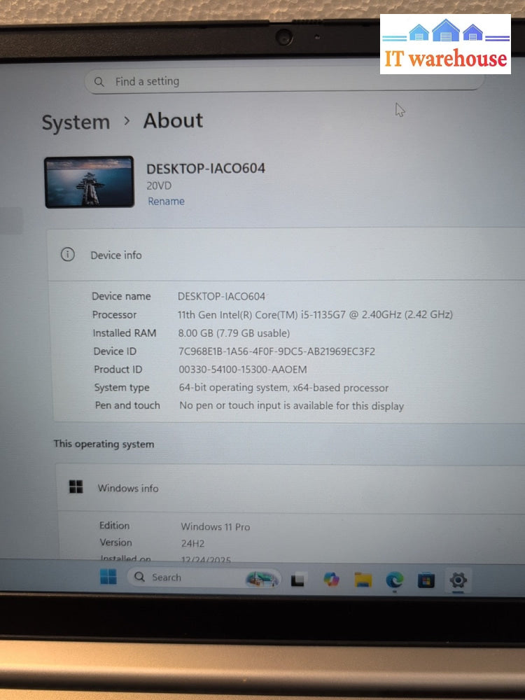 (NICE) Lenovo ThinkBook 14 G2  ITL 14" Laptop i5-1135G7 /8GB/256GB NVMe/ Win11 -